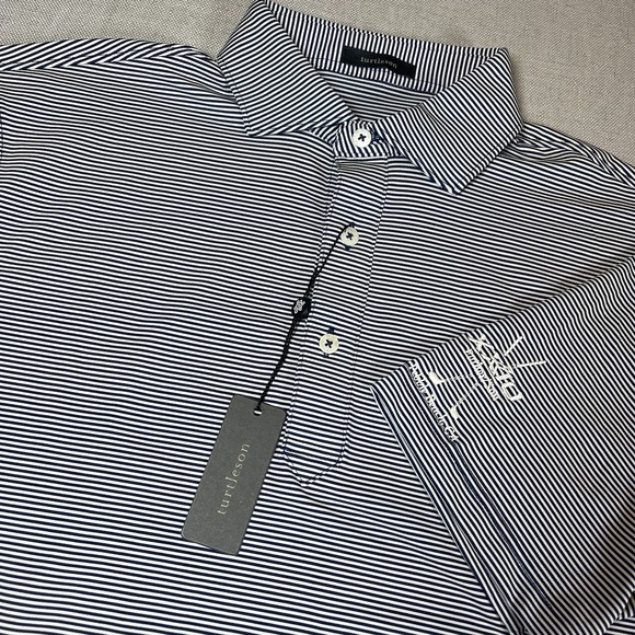turtleson Other - Turtleson Carter Stripe Performance Polo Navy  XX10 Father/Son Pebble Beach, CA